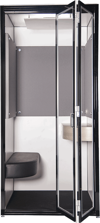 Bifold Door Cubicall Modern Phone Booths